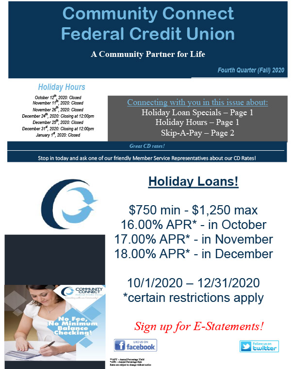 2020 4th Quarter Newsletter Image