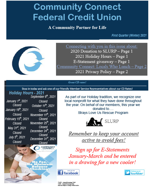 2021 Winter Newsletter Image